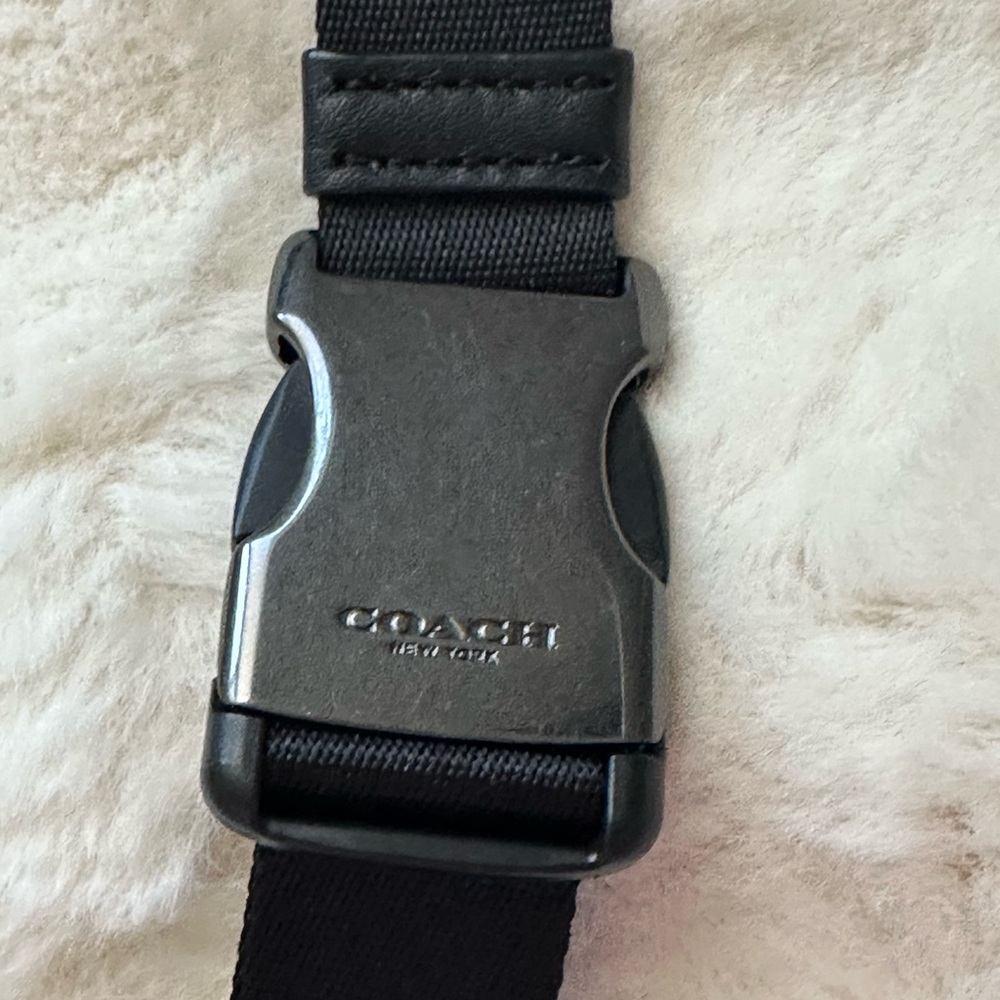 Coach Warren Mini Belt Bag in Signature Canvas for Men - Picture 7 of 13